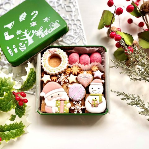 １2月☆クリスマスクッキー缶☆