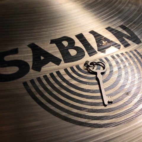 【SABIAN】真鍮シンバル製ネックレストップ007