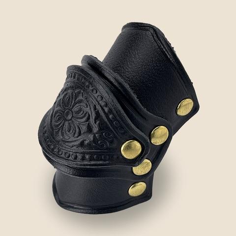 LEATHER ARMOUR RING HEAVY
