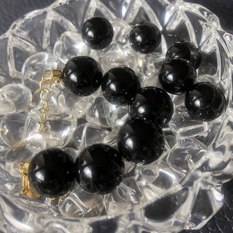 天然石   オニキス　6珠/300円　パワーストーン　アクセサリーパーツ