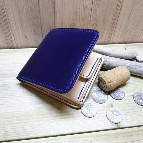 ルガトーショルダー(ブルー)の二つ折り財布