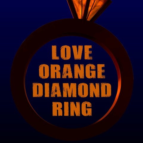 【A3ノビポスター】「愛のオレンジリング」（額なし）
