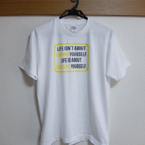 ハンドメイドプリントＴシャツ 5.6oz ヘビーウェイト 綿100% Ｍサイズ