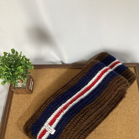 手編みのマフラー🧣