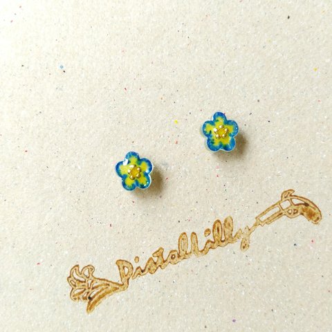 No.3981 送料込♥フラワーピアス