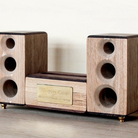 ☆特注☆木製iPhoneスピーカーAcoustic Wood Speaker for iPhone ☆