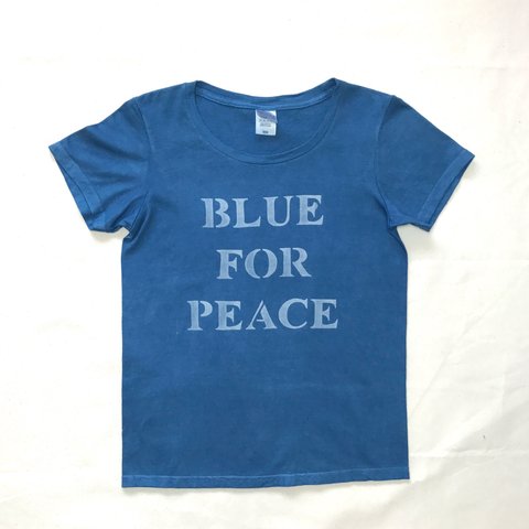 BLUE FOR PEACE 藍染Tシャツ