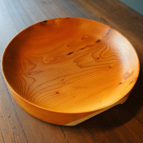 【木　皿　木製　食器　カレー皿】#173 イチイ