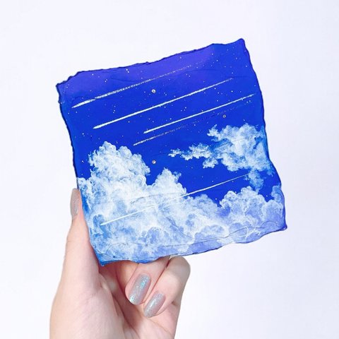 空の絵画『流星No.16』⚪麗しの空⚪︎