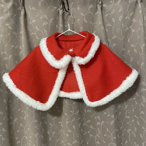 サイズ80・90 くらい B　クリスマスケープ　モフモフ多　