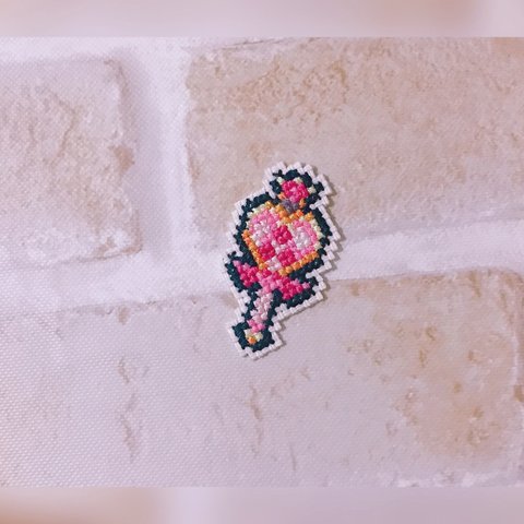 刺繍ワッペンステッカー 魔法少女変身アイテム【A】