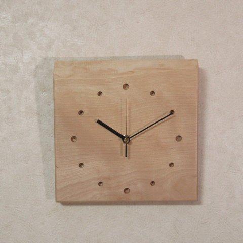 広葉樹の女王《樺》 木製時計1（掛け時計）
