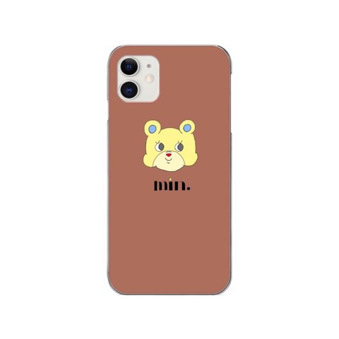 iPhoneケース🧸くまイラスト 6/6s/7/8/X/Xs/XR/XSMAXテラコッタ人気おすすめクリアケースパステルかわいいレトロシリコンソフト人気レトロ秋冬min officialshop