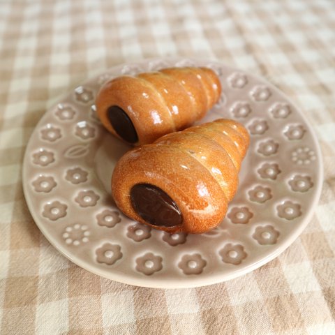 大きめ本物パンのミニチュア＊チョココロネ