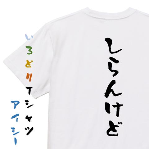 ネタ系半袖Tシャツ【しらんけど】おしろTシャツ　ネタTシャツ