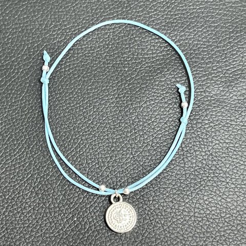 Coin charm anklet