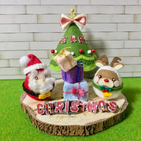 クリスマスツリー★サンタとトナカイ