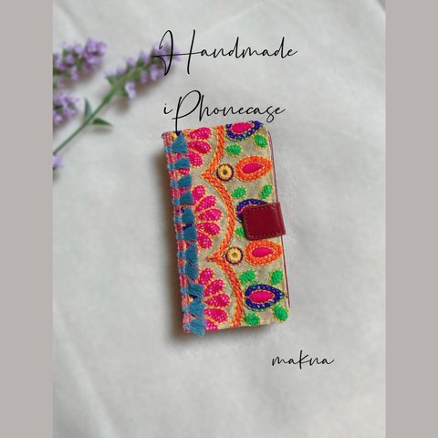 刺繍iPhoneケース