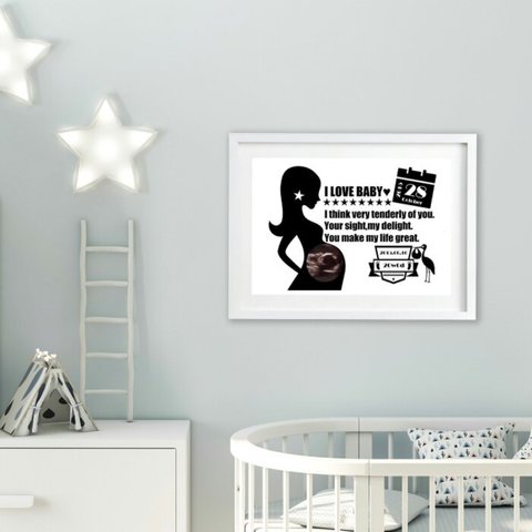 HELLO BABY POSTER#MATERNITY (A4