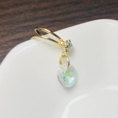 【SWAROVSKI】ゴールドイヤーカフ