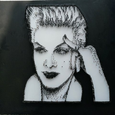 ウォールアート Madonna 「マドンナ」 100cmx100cm　壁掛けアート