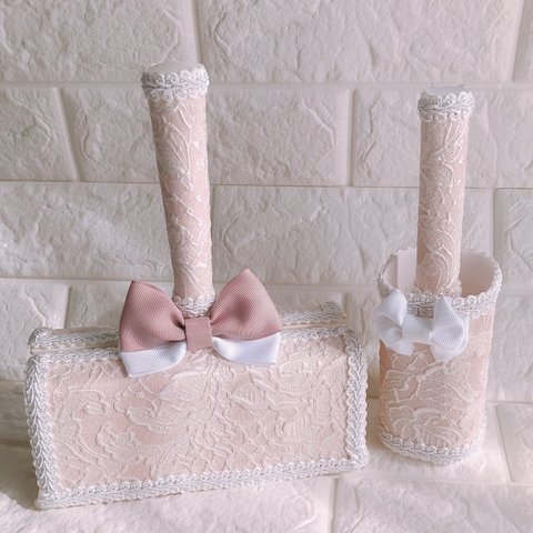 衣料用クリーナー＊ミニコロコロクリーナー＊刺繍レース＊ピンク