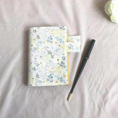 ♡ほぼ日手帳オリジナル♡　手帳カバー　お花畑 文庫本　A6サイズ