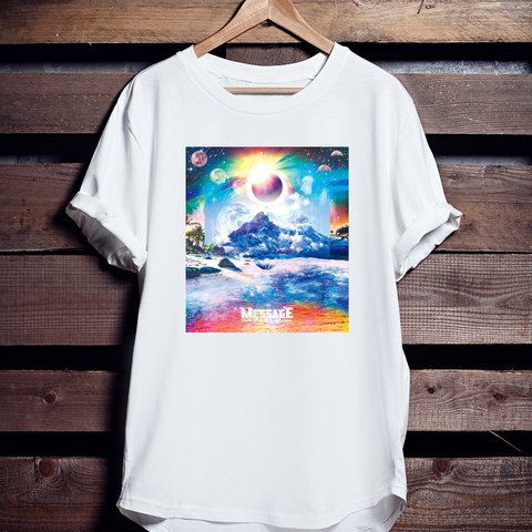 宇宙アートTシャツ「Mountain SpaceWorld」