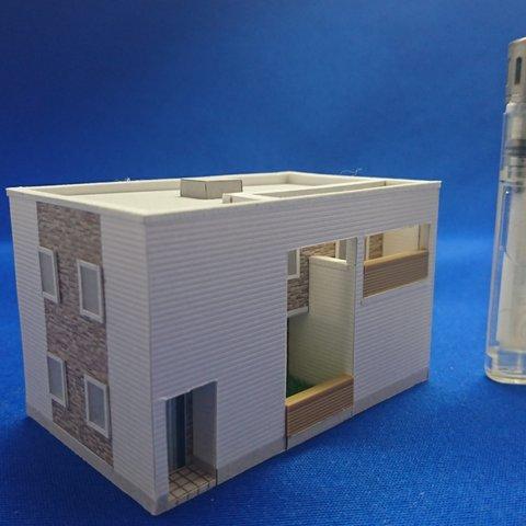 ★オリジナル建築模型06★スケール1/150 Ｎゲージ ジオラマ 雑貨　鉄道模型