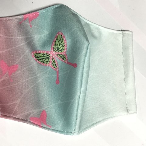 【送料無料【SALE】】蝶々 水色×ピンク