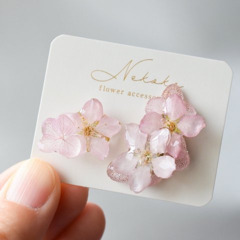 桜　さくら　ピアス　イヤーカフ　桜アクセサリー　さくらアクセサリー　春