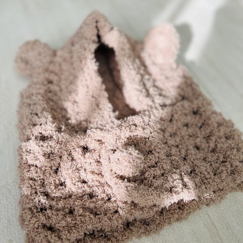 【ニット帽】baby knit cap クマのお耳がついた　子供用　ニット帽　です！
