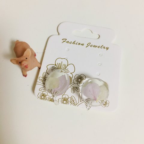pastel lavender earrings 