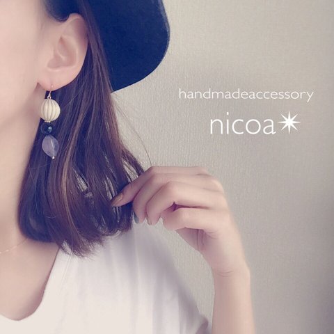 シックなビンテージピアス✳︎イヤリング