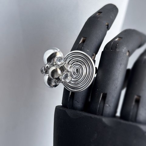 Silvercolor Ring シルバー 大人 指輪 リング とぅるん 透明感 キラキラ