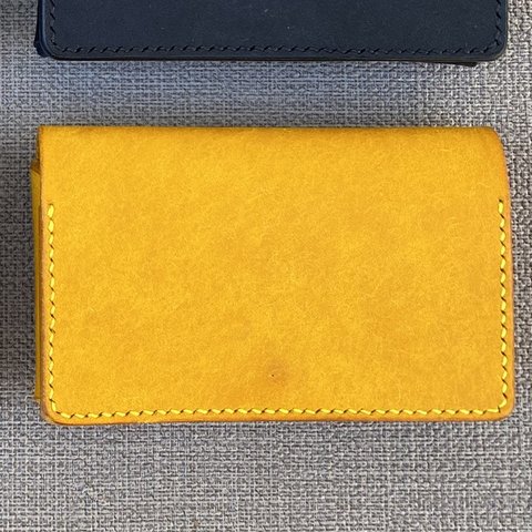 カードケース（名刺入れ） yellow【イタリアンレザー（MARGOT）】
