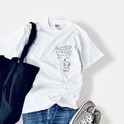 Tシャツ「物理公式」ホワイト