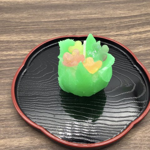 和菓子　キャンドル　お花　1