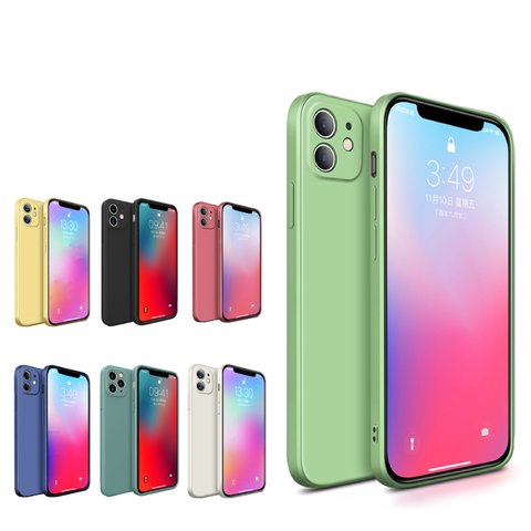  iPhoneケース シリコン iPhone12 Pro mini iPhone11 iPhone8 iPhone SE シリコンケース シンプル スタイリッシュ 保護 カバー 衝撃吸収 さらさら 