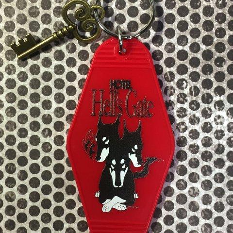 Hotel Hell's Gateルームキー(Red)/Hotel Hell's Gate key ring (red)