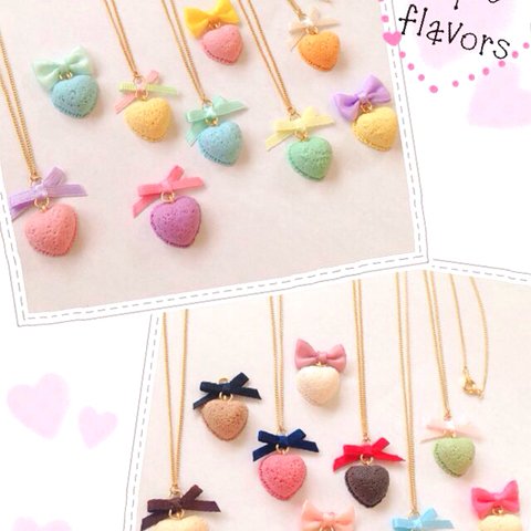 simple flavors♡ハートアイスのネックレス✧*