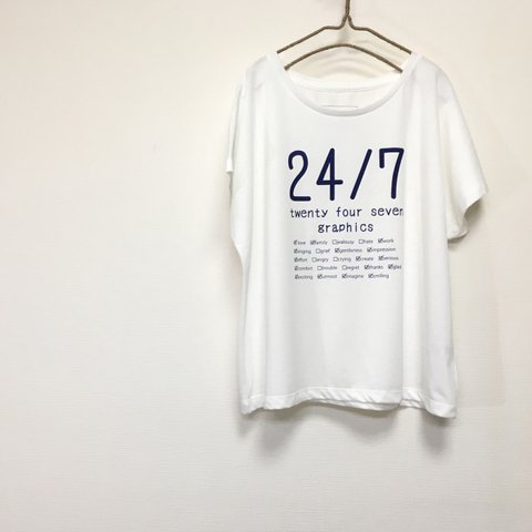 めっちゃ可愛い♡ドルマンスリーブ レディースＴシャツ (オフホワイト) /レディース M /白Tシャツ