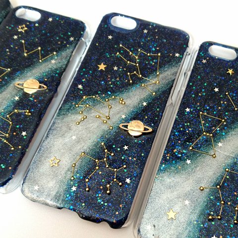 宇宙柄iPhone8plus/iPhone6plus/iPhone6splus/iPhone7plusケースオーダー