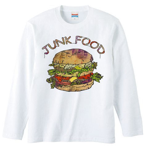 [ロングスリーブTシャツ]  Hamburger