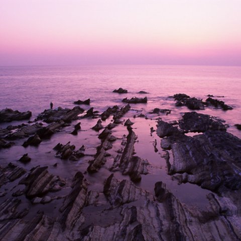 img00284 夕暮れの荒崎海岸 - Arasaki Coast in the dusk.