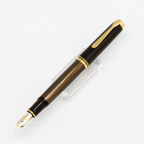 【Pelikan ペリカン /スーベレーン Ｍ800】限定800本 希少な限定生産品 ブラウンとブラックの縞模様が温かく優雅な雰囲気 2019リミテッド ブラウンブラック4012700814029