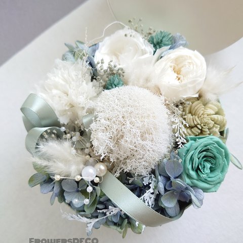 Sky Flowers Box【Box Wreath】空色