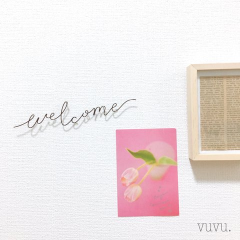 ♡ simple style welcomeレタリング ♡