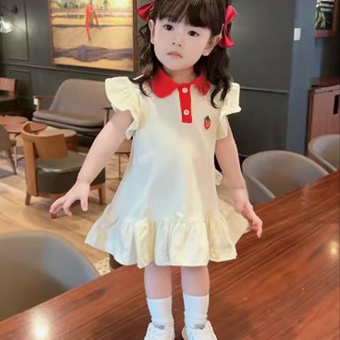 子供服 純綿ワンピース 夏服 ノースリーブスカート 誕生日プレゼント  
