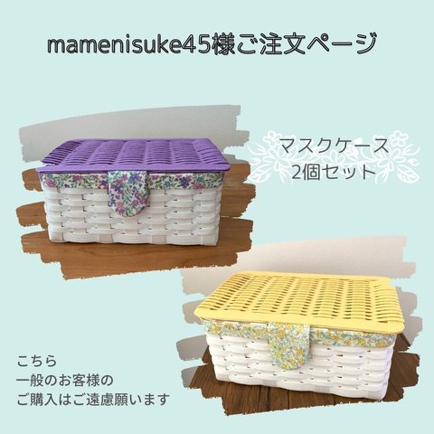 【専用ページ】マスクケース2個セット